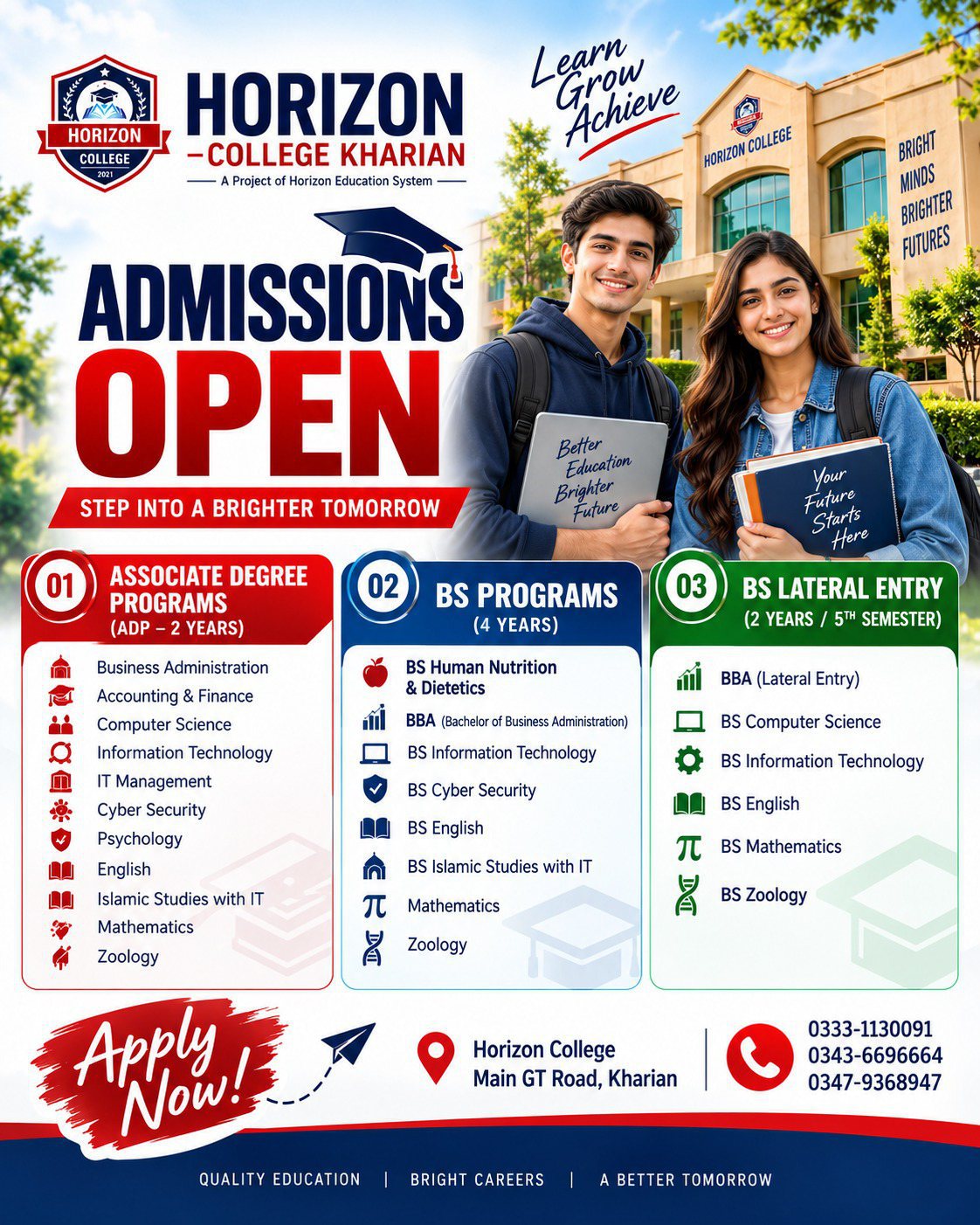 Admissions Open 2026